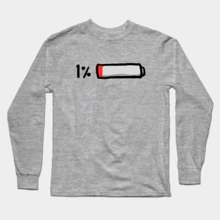 low battery Long Sleeve T-Shirt